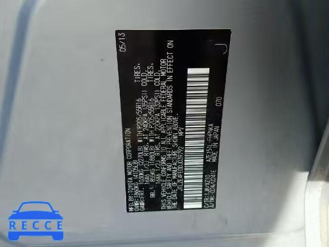 2013 TOYOTA SCION XB JTLZE4FE0DJ039792 image 9