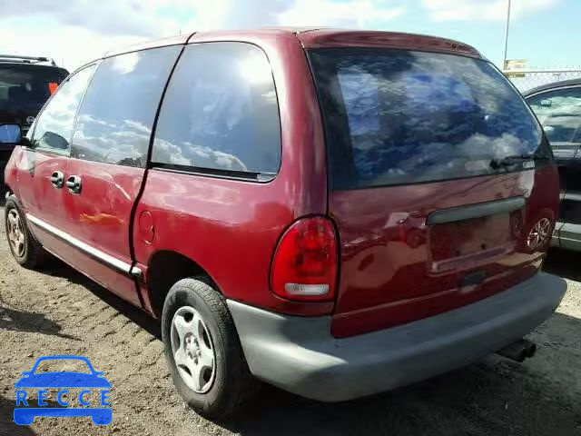 1998 DODGE CARAVAN 2B4GP25R4WR760747 зображення 2