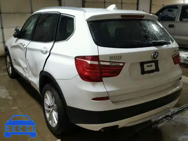 2011 BMW X3 XDRIVE2 5UXWX5C5XBL705883 image 2