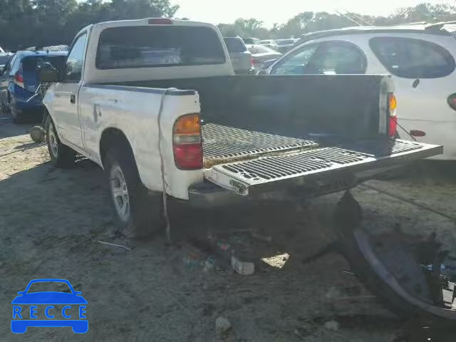 2001 TOYOTA TACOMA 5TENL42N11Z740557 image 2