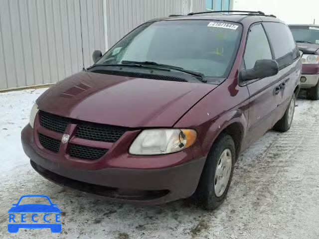 2001 DODGE CARAVAN SE 1B4GP25R11B124522 image 1