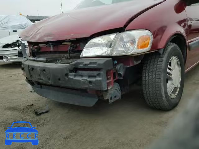 2003 CHEVROLET VENTURE 1GNDX03E63D181145 image 8