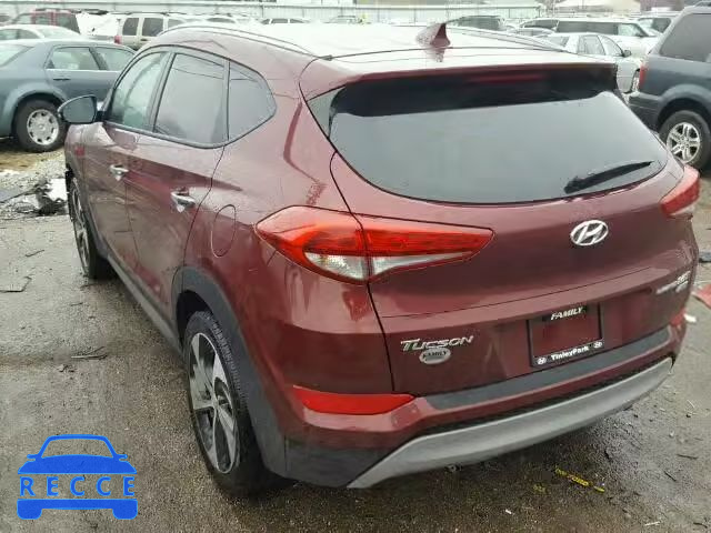 2017 HYUNDAI TUCSON LIM KM8J3CA22HU304749 image 2