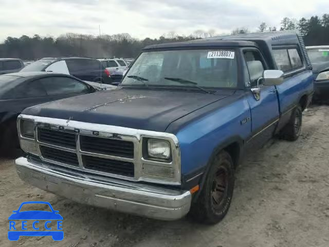 1991 DODGE D-150 1B7GE16Y3MS249972 image 1