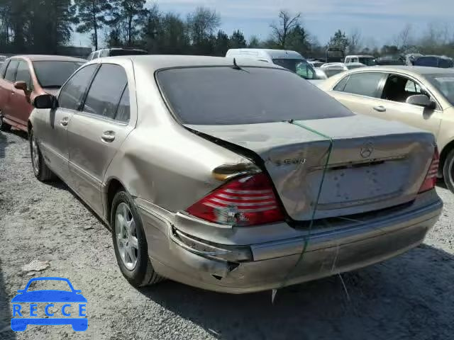 2002 MERCEDES-BENZ S430 WDBNG70J72A290400 зображення 2