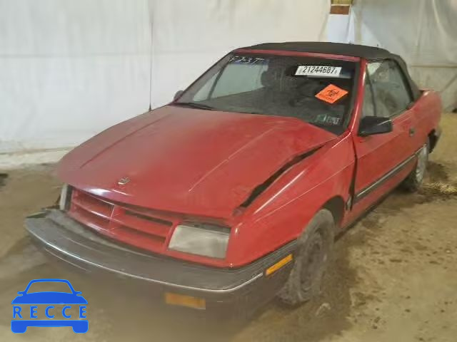 1991 DODGE SHADOW 3B3XP45K6MT595409 image 1