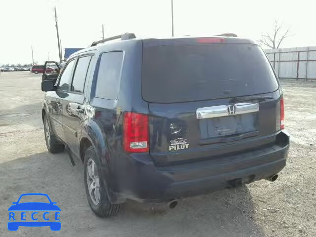 2010 HONDA PILOT EXL 5FNYF3H53AB009765 image 2