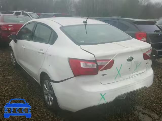 2012 KIA RIO LX KNADM4A37C6083267 image 2