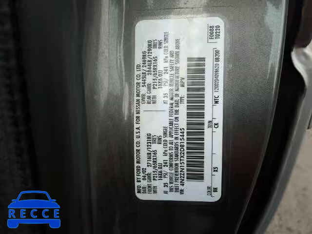 2002 NISSAN QUEST GXE 4N2ZN15TX2D815445 image 9