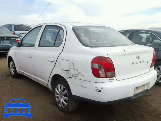 2000 TOYOTA ECHO JTDBT1230Y0022606 image 2