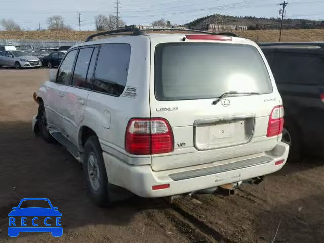 1999 LEXUS LX 470 JT6HT00W8X0060592 image 2