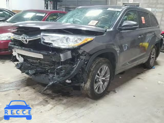 2014 TOYOTA HIGHLANDER 5TDJKRFH0ES020060 image 1