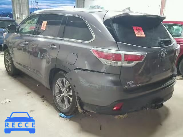 2014 TOYOTA HIGHLANDER 5TDJKRFH0ES020060 image 2