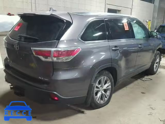 2014 TOYOTA HIGHLANDER 5TDJKRFH0ES020060 image 3