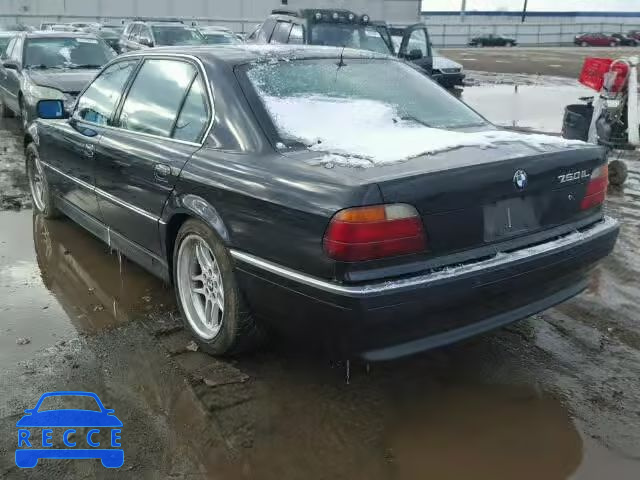 1998 BMW 750IL WBAGK2326WDH69525 image 2