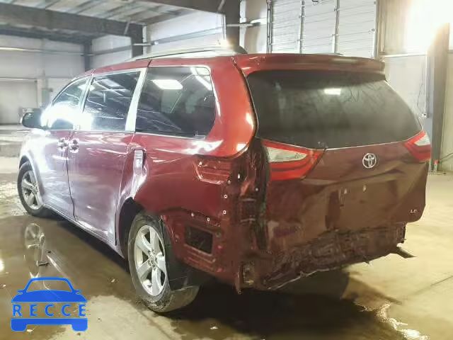 2015 TOYOTA SIENNA LE 5TDKK3DC4FS606500 image 2