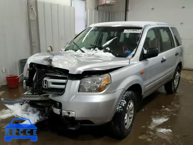 2006 HONDA PILOT LX 2HKYF18176H519322 зображення 1