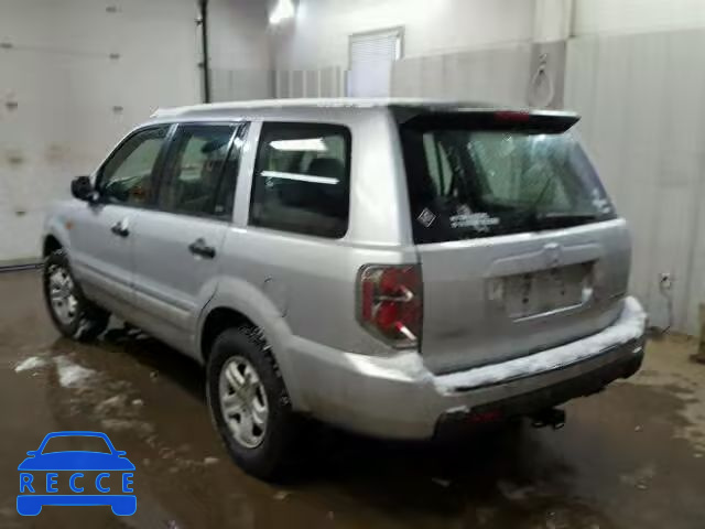 2006 HONDA PILOT LX 2HKYF18176H519322 зображення 2