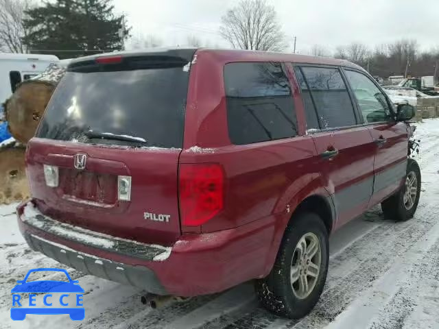 2004 HONDA PILOT LX 2HKYF18144H528069 image 3