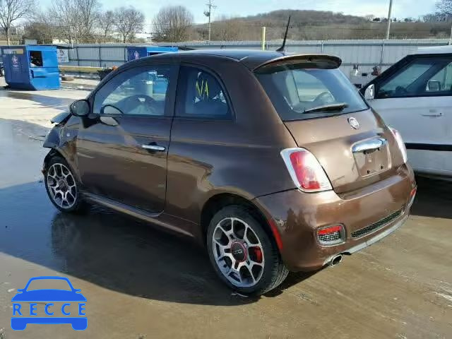 2013 FIAT 500 SPORT 3C3CFFBR3DT684386 image 2