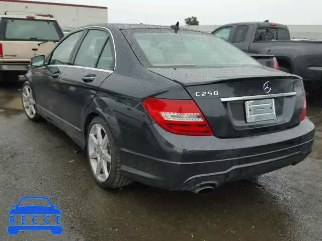 2014 MERCEDES-BENZ C250 WDDGF4HB3EA901459 зображення 2