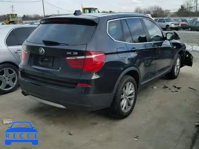 2011 BMW X3 XDRIVE2 5UXWX5C56BL701636 зображення 3