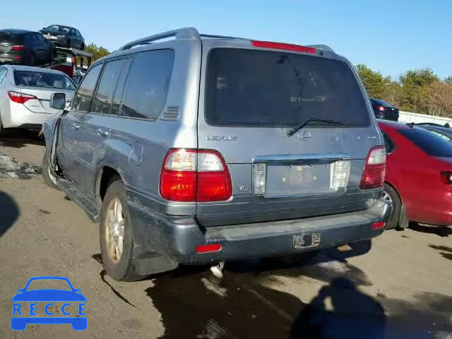 2003 LEXUS LX 470 JTJHT00W833533258 image 2