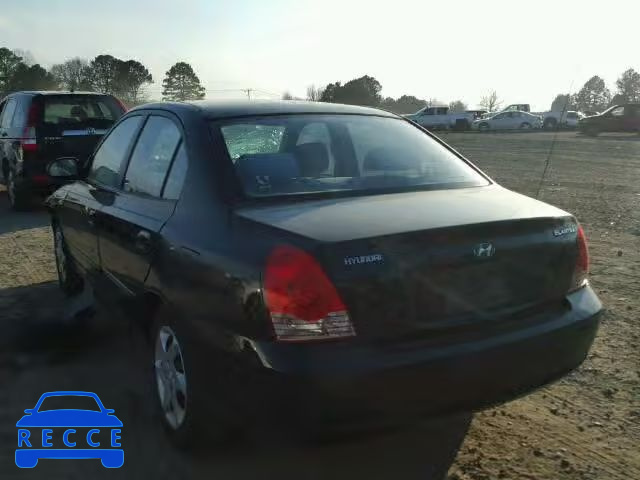 2004 HYUNDAI ELANTRA KMHDN46D64U754924 image 2