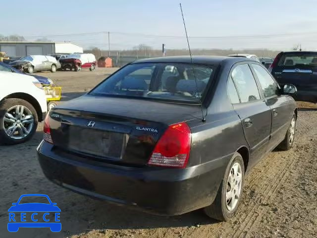 2004 HYUNDAI ELANTRA KMHDN46D64U754924 image 3