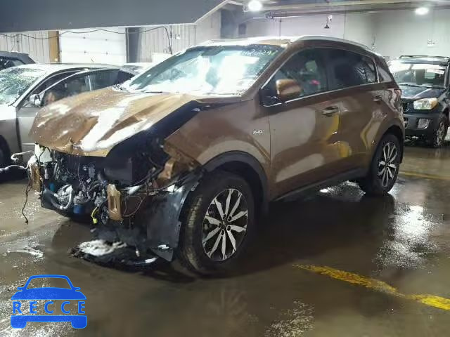 2017 KIA SPORTAGE E KNDPNCAC1H7106955 зображення 1