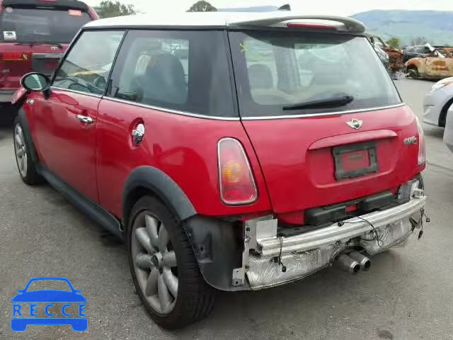 2004 MINI COOPER S WMWRE33474TD83402 image 2