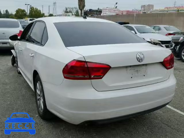 2012 VOLKSWAGEN PASSAT S 1VWAP7A33CC102720 image 2