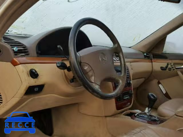 2001 MERCEDES-BENZ S430 WDBNG70JX1A143423 image 8