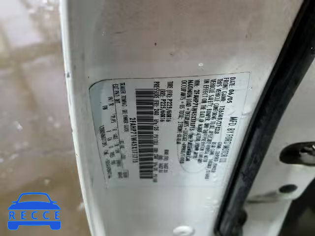 2005 FORD CROWN VIC 2FAHP71W45X171715 image 9