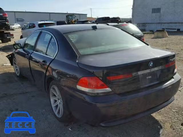 2003 BMW 745I WBAGL63483DP63515 зображення 2