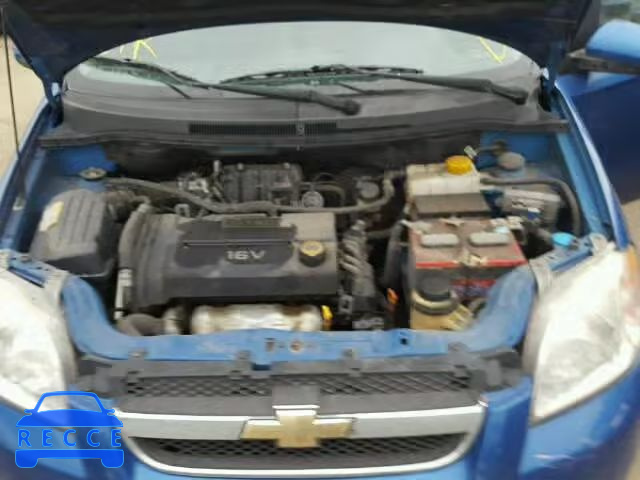 2007 CHEVROLET AVEO LT KL1TG56647B187377 зображення 6