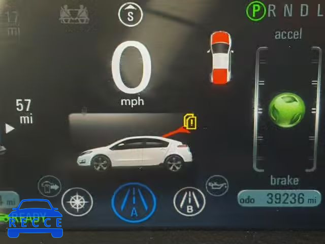 2013 CHEVROLET VOLT 1G1RE6E41DU137169 зображення 7