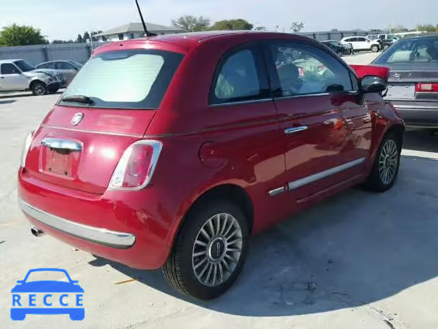 2012 FIAT 500 LOUNGE 3C3CFFCR6CT117747 зображення 3