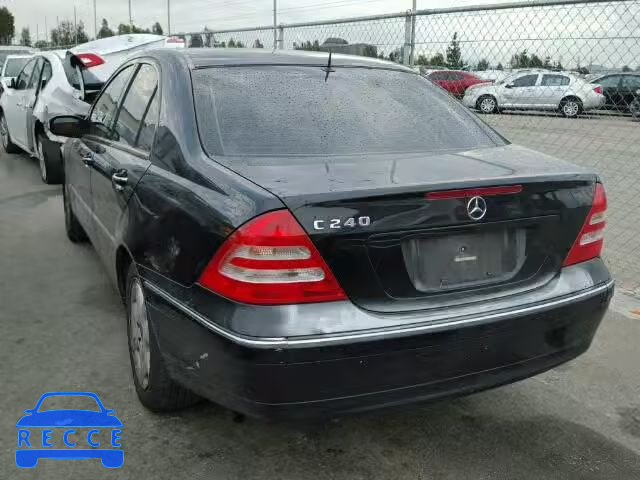 2002 MERCEDES-BENZ C240 WDBRF61J72F148855 image 2