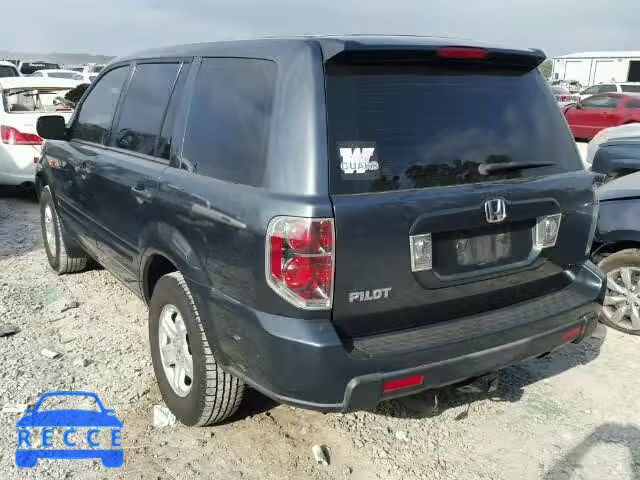 2006 HONDA PILOT LX 5FNYF28156B042166 зображення 2