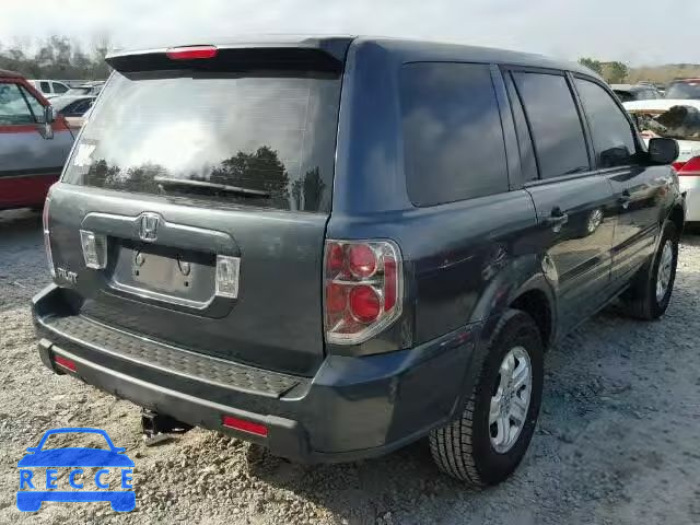 2006 HONDA PILOT LX 5FNYF28156B042166 зображення 3