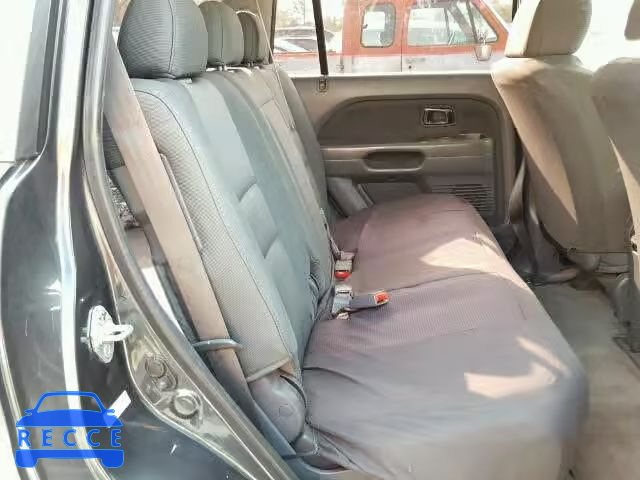 2006 HONDA PILOT LX 5FNYF28156B042166 зображення 5