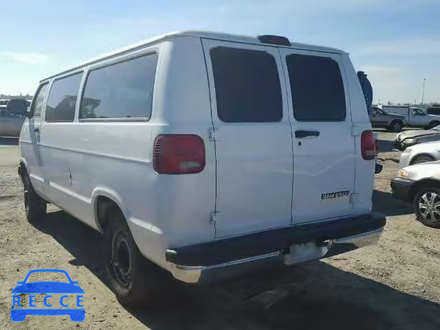 2001 DODGE RAM WAGON 2B5WB25Z21K536660 image 2