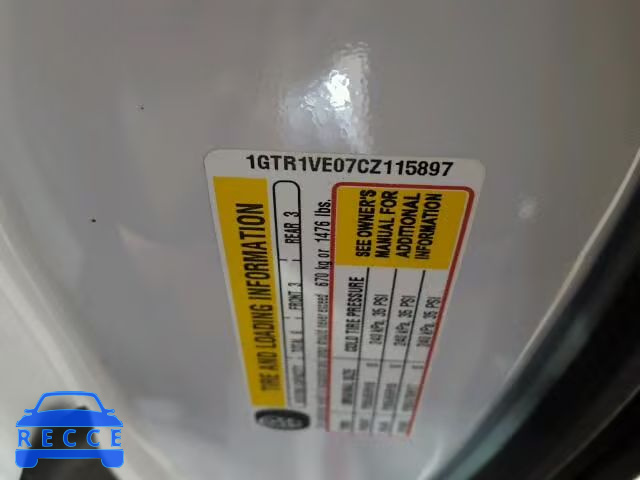 2012 GMC SIERRA C15 1GTR1VE07CZ115897 image 9