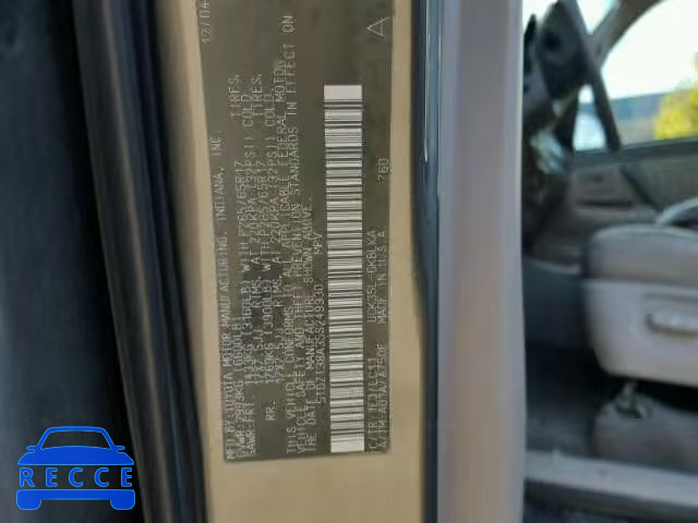 2005 TOYOTA SEQUOIA LI 5TDZT38A35S249930 image 9