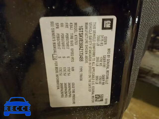 2010 GMC SIERRA K15 1GTSKVE38AZ173488 image 9