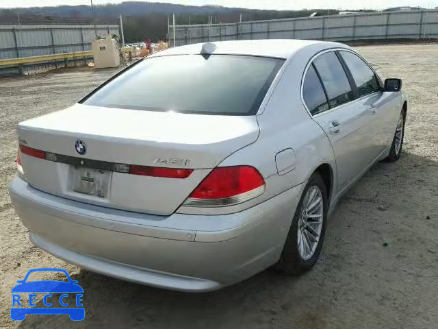 2004 BMW 745I WBAGL634X4DP71794 зображення 3