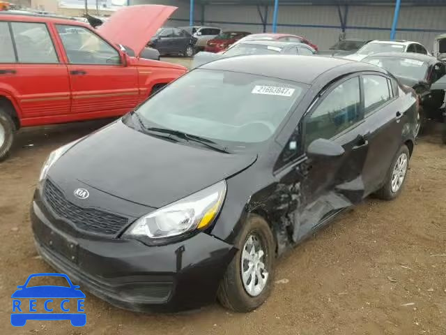 2015 KIA RIO LX KNADM4A39F6485117 image 1