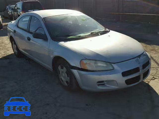 2003 DODGE STRATUS SE 1B3EL36X93N518930 зображення 0