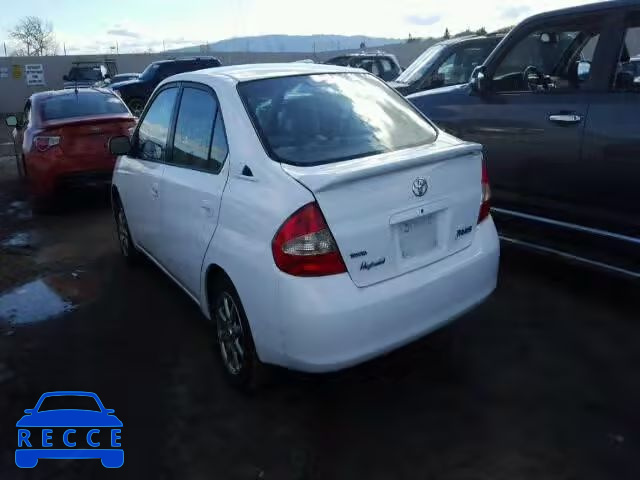 2001 TOYOTA PRIUS JT2BK12U010037827 Bild 2